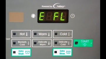 E_FL Errors with Huebsch Galaxy & Speed Queen Quantum Commercial Washers - HK Laundry