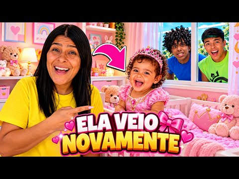 MY ADOPTED DAUGHTER CAME TO SEE HER BROTHERS ESTEVÃO AND GABRIEL AGAIN 😍