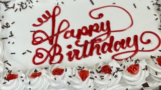 LATE SA TRABAHO | CAKE CALLIGRAPHY (MINI VLOG)