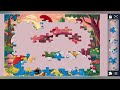 Sunset Gathering in Smurf Village🍄💙//jigsaw Challenge Hub🧩 //