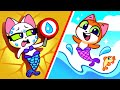 Little Mermaid Song | The Mermaid Story | Cute Cartoon for Toddlers | Purr-Purr