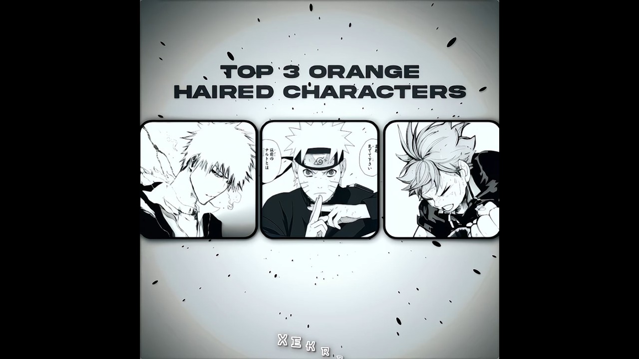 Orange Haired GOATS 🐐🔥 | #naruto #bleach #haikyuu #ichigo #hinata #narutoshippuden #trending #phonk