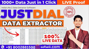 Justdial Data Extractor Original Panel | India
