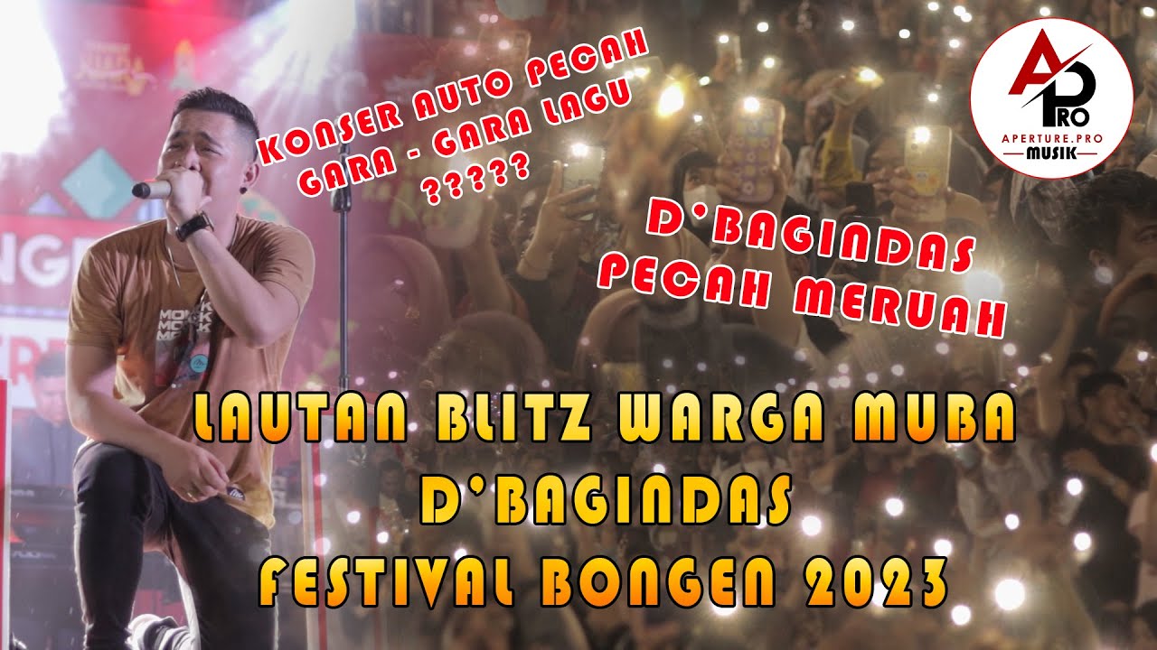 BIAN Gindas Bersama Lautan Blitz Masyarakat Muba Auto Konser Pecah || Festival Bongen 2023