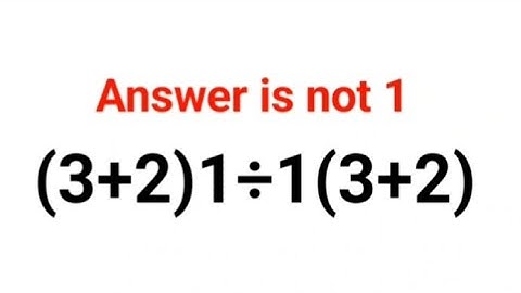 (3+2)1÷1(3+2) Het antwoord is niet 1. Kun je deze wiskundetoetsopgave uit Oekraïne oplossen? #wis...