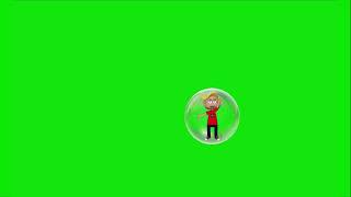 Sammie Floating Bubble Green Screen