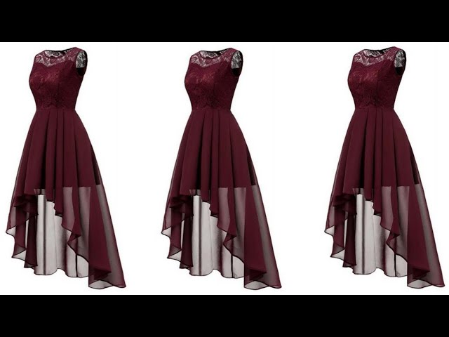 Latest Up down, high low, up down stylish dresses design - YouTube