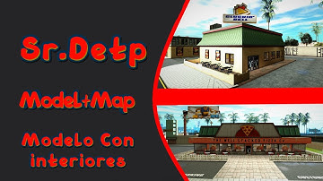 (MTA SA )• ¡ Modelo cluckinbell + pizzería | Con interior (Gratis.)