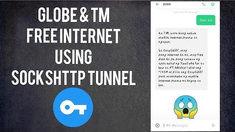 Globe & Tm Free Internet Using SocksHttp Tunnel
