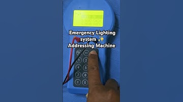 How to Programing Emergency Lighting system #NAP1000A#technical #electrical