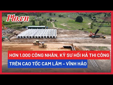 Video Hơn 1.000 công nhân, kỹ sư hối hả thi công trên cao... - youtube