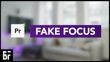Fake Camera Focus Effect - Premiere Pro Tutorial