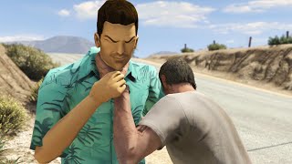 Gta 5 Trevor Kills Tommy Vercetti To Take Over Vice City