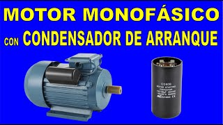 motor monofásico con condensador de arranque