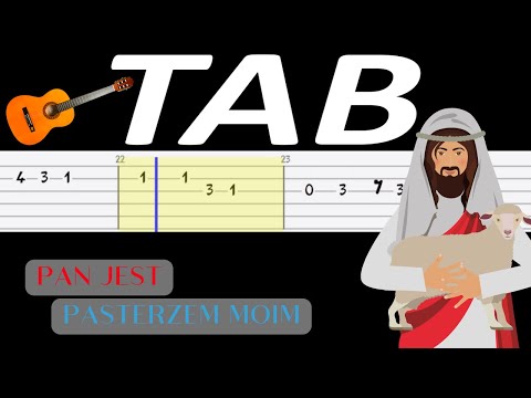🎸 Pan jest pasterzem moim - melodia TAB (gitara) 🎵 TABY I NUTY W OPISIE 🎼