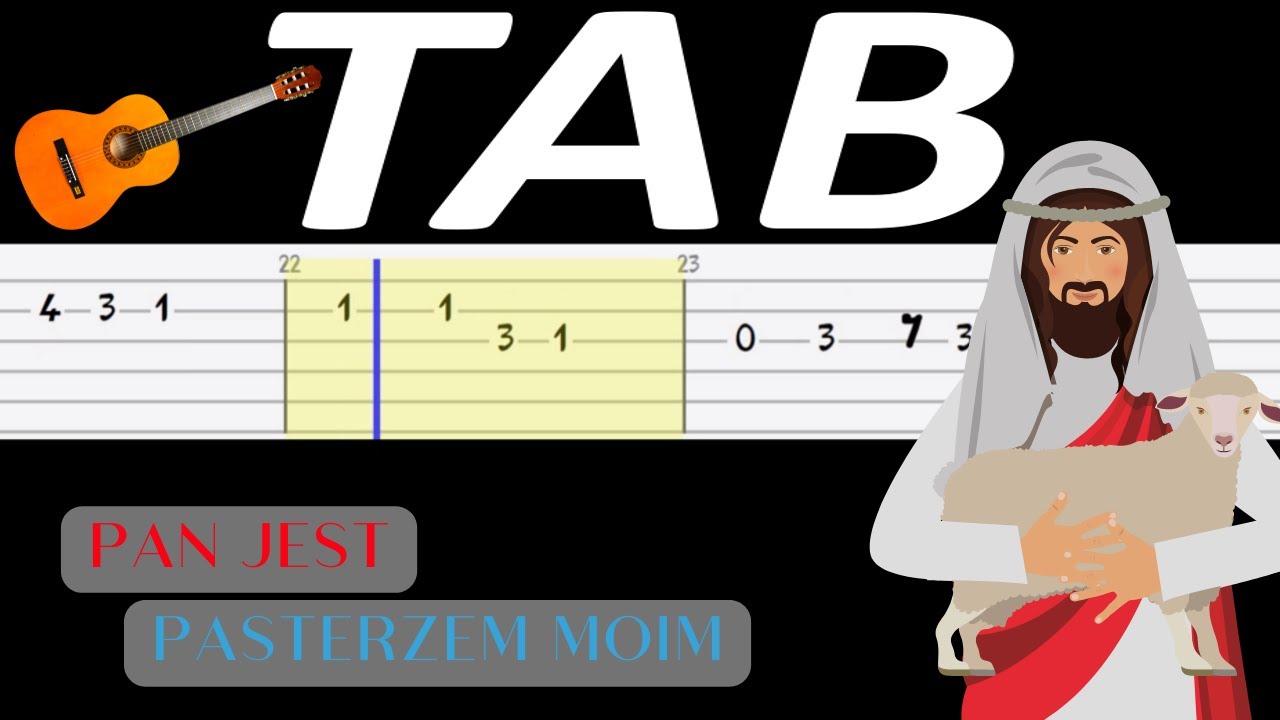 Pan Jest Pasterzem Moim Melodia Tab Gitara Youtube