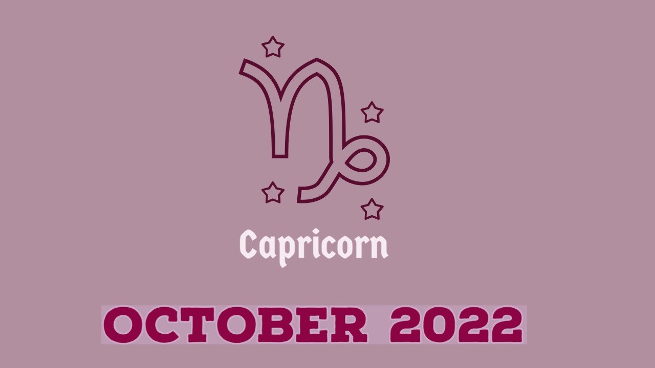 CAPRICORN ♑️ ~ SEEKING CLOSURE ON A PERSONAL ISSUE - OCTOBER 2022