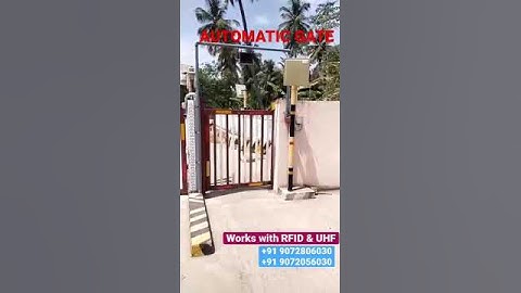 GATE AUTOMATION with RFID & UHF +91 9072056030 _ AUTOZON _ Remote Gates