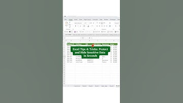 Excel tips and tricks: Protect and hide sensitive data in seconds