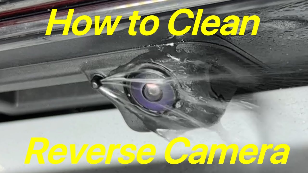 Audi Q4 E-Tron How to clean your reverse camera 2023 - YouTube