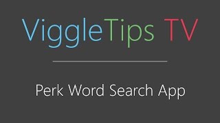 ViggleTips TV:  Perk Word Search App screenshot 5