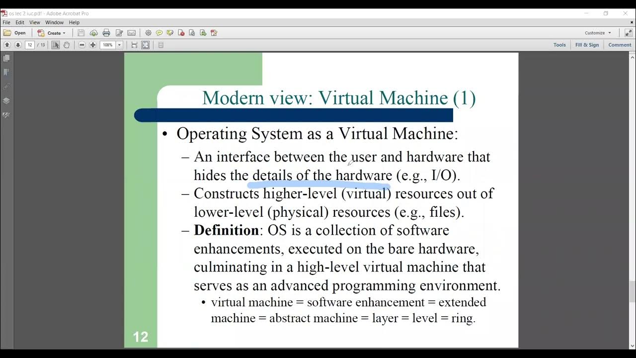 operating system evening lec 2 part3 - YouTube