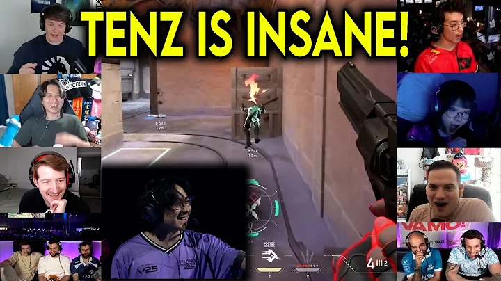 Valorant Streamers Reacts To Sen TenZ Insane 1v4 CLUTCH In New Map Showmatch