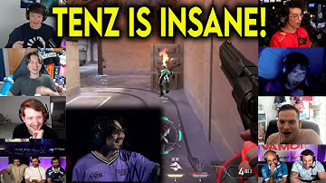 Valorant Streamers Reacts To Sen TenZ Insane 1v4 CLUTCH In New Map Showmatch