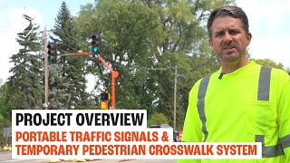 Portable Traffic Signals & Temporary Pedestrian Crosswalk System | St. Paul, Minnesota
This intersection in St. Paul, Minnesota, handles tens of thousands of vehicles, cyclists, and pedestrians daily. Learn how they safely navigated a busy intersection rehabilitation project — all without human flaggers or traditional pole-and-span wire setups.
Using portable traffic and PED signals from Street Smart Rental, this high-traffic construction zone remains safe, efficient, and fully compliant. Whether its a single-lane closure or a complex multi-lane intersection, our DOT-approved solutions are deployed quickly and managed with precision.
✅ Reduce labor costs
✅ Enhance worker and public safety
✅ Deploy anywhere across the U.S.
📞 Call us at (888) 653-6800
🔗 Learn more or request a quote: https://www.streetsmartrental.com/equipment/portable-traffic-signals/ Portable Traffic Signals & Temporary Pedestrian Crosswalk System | St. Paul, Minnesota
