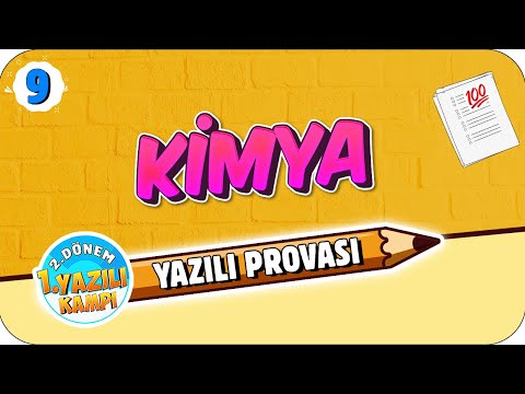 9. Sınıf Kimya 2.Dönem 1.Yazılıya Hazırlık #2022