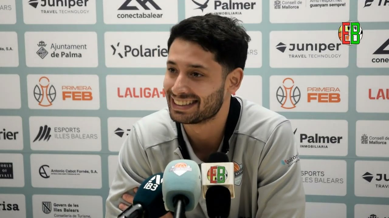 Rueda de prensa de Juan Ignacio Díez De Acharán entrenador del Palmer Básket Mallorca Palma
