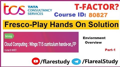 Wings 1 T15 Wings environment overview 80827 | part 1| TCS wings | frescoplay #wings #tcswings1