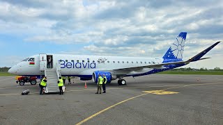 Belavia Embraer 175 | Flight from Moscow to Brest
