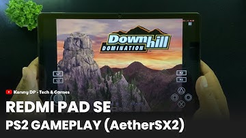 Main Game Downhill Domination & NFS Underground 2 di REDMI PAD SE | AetherSX2
