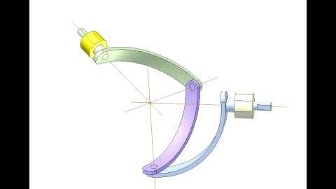Spherical 4-bar linkage mechanism 7