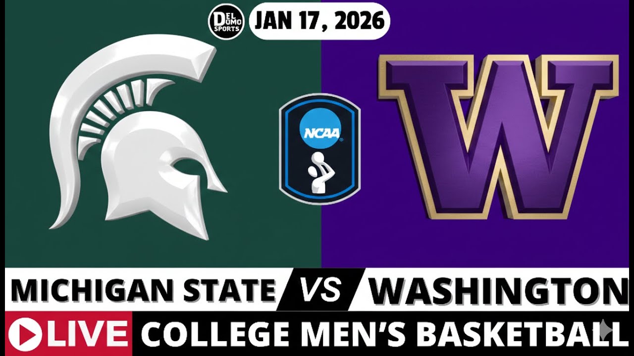 Michigan State vs Washington LIVE 🏀 NCAA Men’s Basketball | Live Scoreboard & Radio Play-by-Play