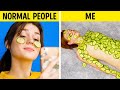 NORMAL PEOPLE DEALING WITH STRESS VS ME || Relatable funny moments by 5-Minute FUN