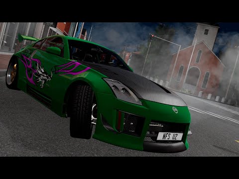 Он существует! Прямо из NFS Underground 2! Тест-драйв Nissan 350z! (Реальная Жизнь в BeamNG)