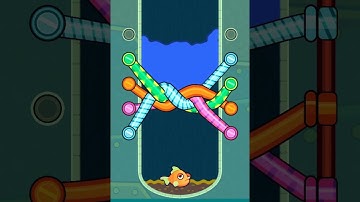 Save the fish game pull the pin fish rescue mobile game walkthrough// fish game 7168