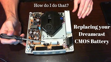 Replacing Dreamcast Battery - fixing the clock!