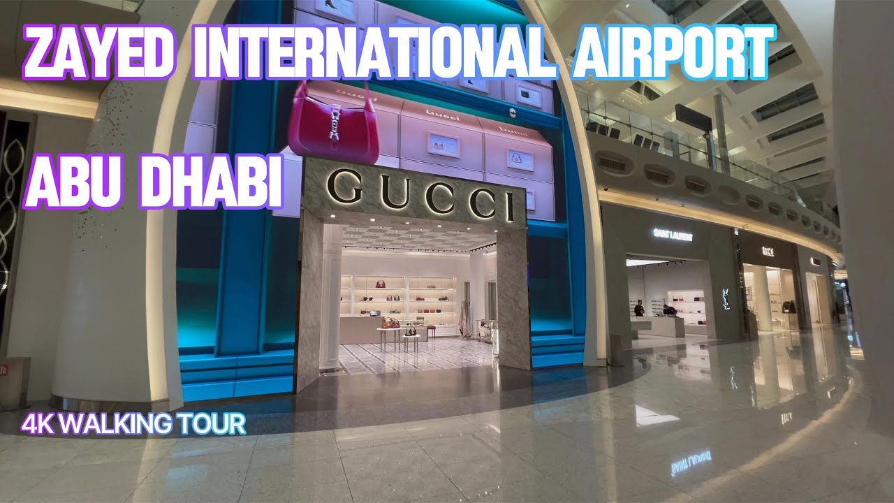 Abu Dhabi – Zayed International Airport | Airport of the future [4K]