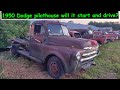 Abandoned 1950 Dodge pilothouse truck will it start and drive?