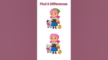 Spot 3 Differences#254 #findadifference #jogodadiferença #findondedifference #логическиеиг