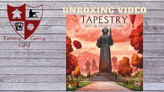 Tapestry Arts & Architecture Board Game Unboxing