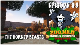 The Perfect Home for a Rhino - Minecraft SMP: Zoo and Wild Animal (ZAWA) Mod - S3E98