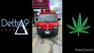 Crazy truck at Delta 9 Cannabis Shop