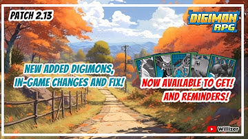 Digimon RPG - New Digimons, In-game changes, and Patch 2.14!