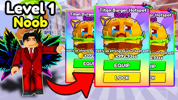 Starting Over as NOOB with OP TITAN PETS in Climb and Jump Tower! (Roblox)