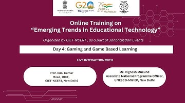 Online Training on Day 4: Gaming and Game Based Learning