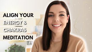 ALIGN YOUR ENERGY & CHAKRAS MEDITATION | LAW OF ATTRACTION | Emma Mumford